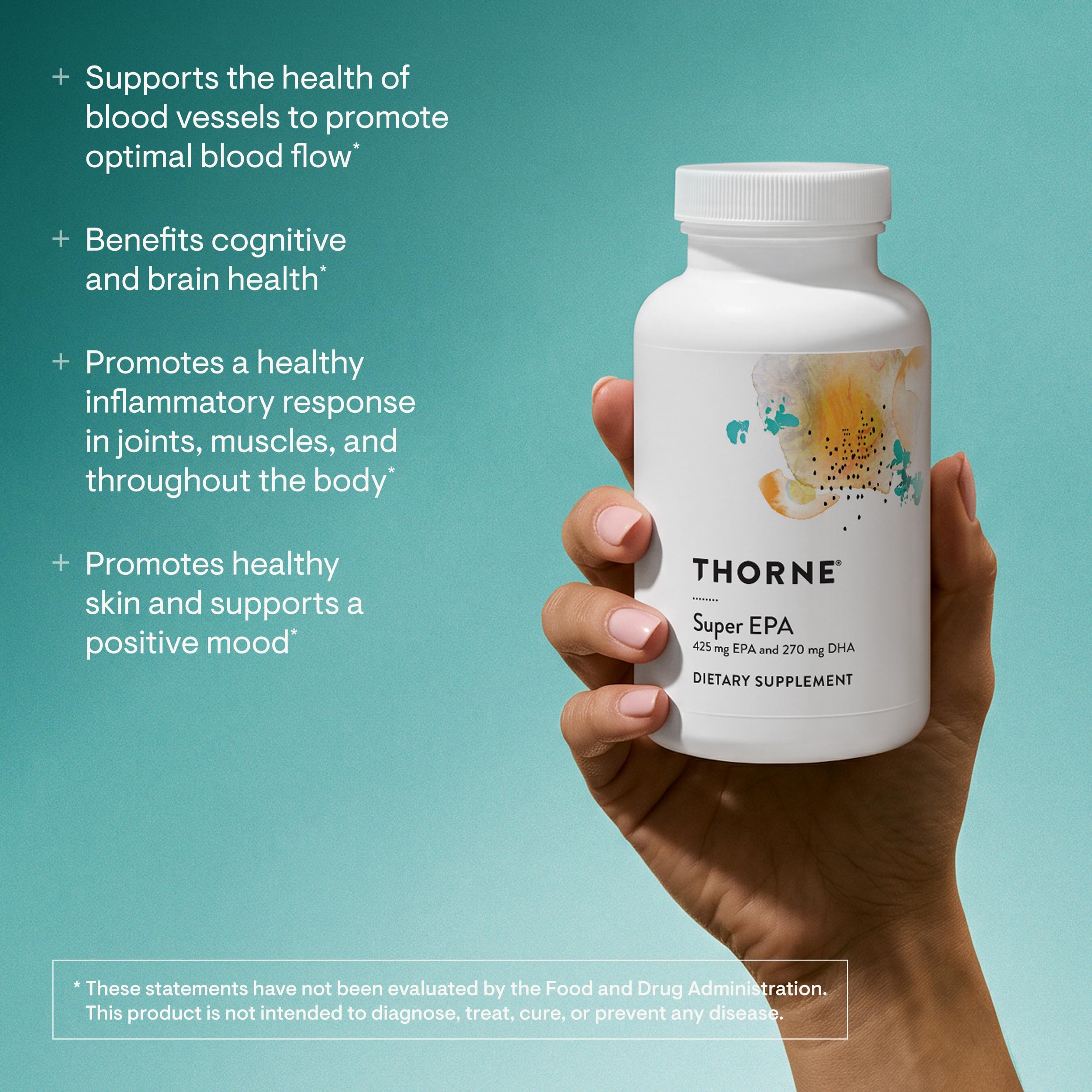THORNE Super EPA, Omega-3 Fish Oil Supplement with EPA & DHA, 90 Softgels — Amazon image 3