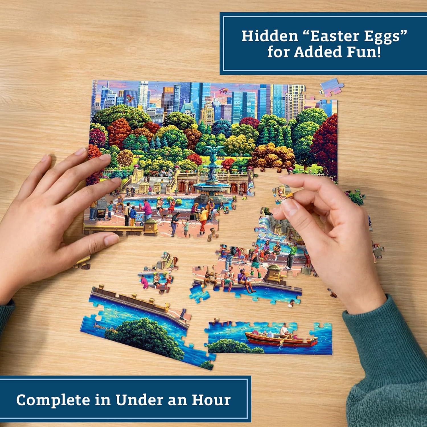 New York Central Park by Boardwalk - Personal Puzzle - 210 Piece