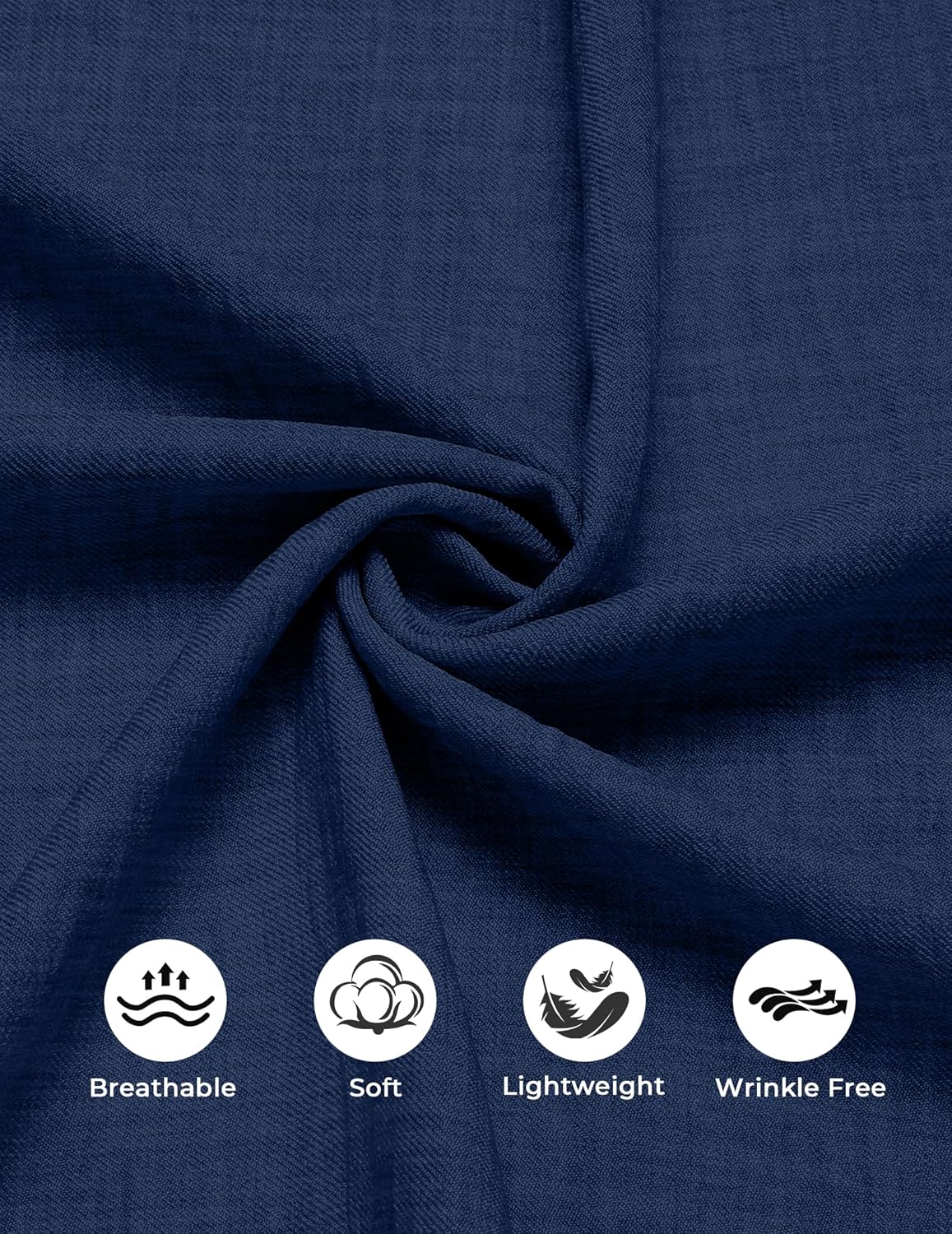 COOFANDY Men's Sleeveless Beach Shirts Summer Button Up Tank Tops Casual Textured Tank Shirt - Image 8