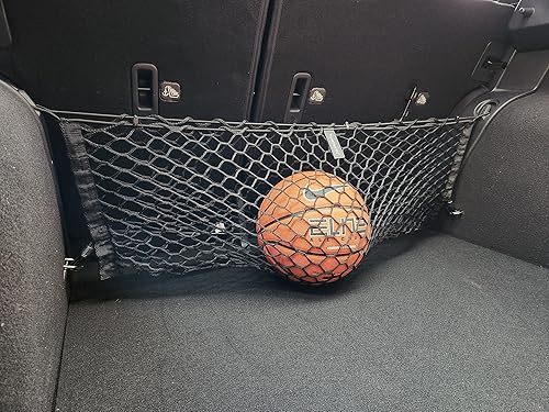Miniatura 3 de Red de carga elástica para maletero estilo sobre para Nissan Kicks 2022-2024 – Organizador y almacenamiento de maletero premium – Red de equipaje