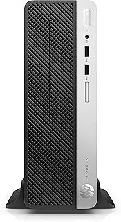 HP ProDesk 400 G5 Small Form Factor PC Core i5 (8500) 3GHz 8GB 256GB SSD DVD-Writer LAN Windows 10 Pro (UHD Graphics 630) (Renewed)