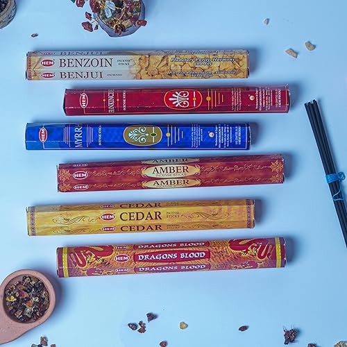 Vista 83 de Hem Varitas de incienso de lavanda – 3.53 oz paquete de 2 (7.05 onzas en total) – Aromaterapia de larga duración para relajación, meditación