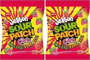 Jelly Sour Patch Strawberry Flavored Soft Candy 160g 2 pack