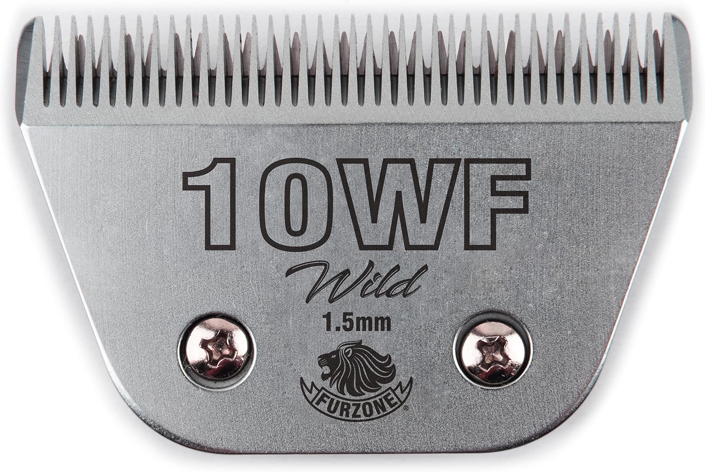 FURZONE Detachable Blade - Size 10WF Wide Blade 1/16", Made of Extra Durable Japanese Steel, Compatible with Most Andis, Oster, Wahl A5 Clippers
