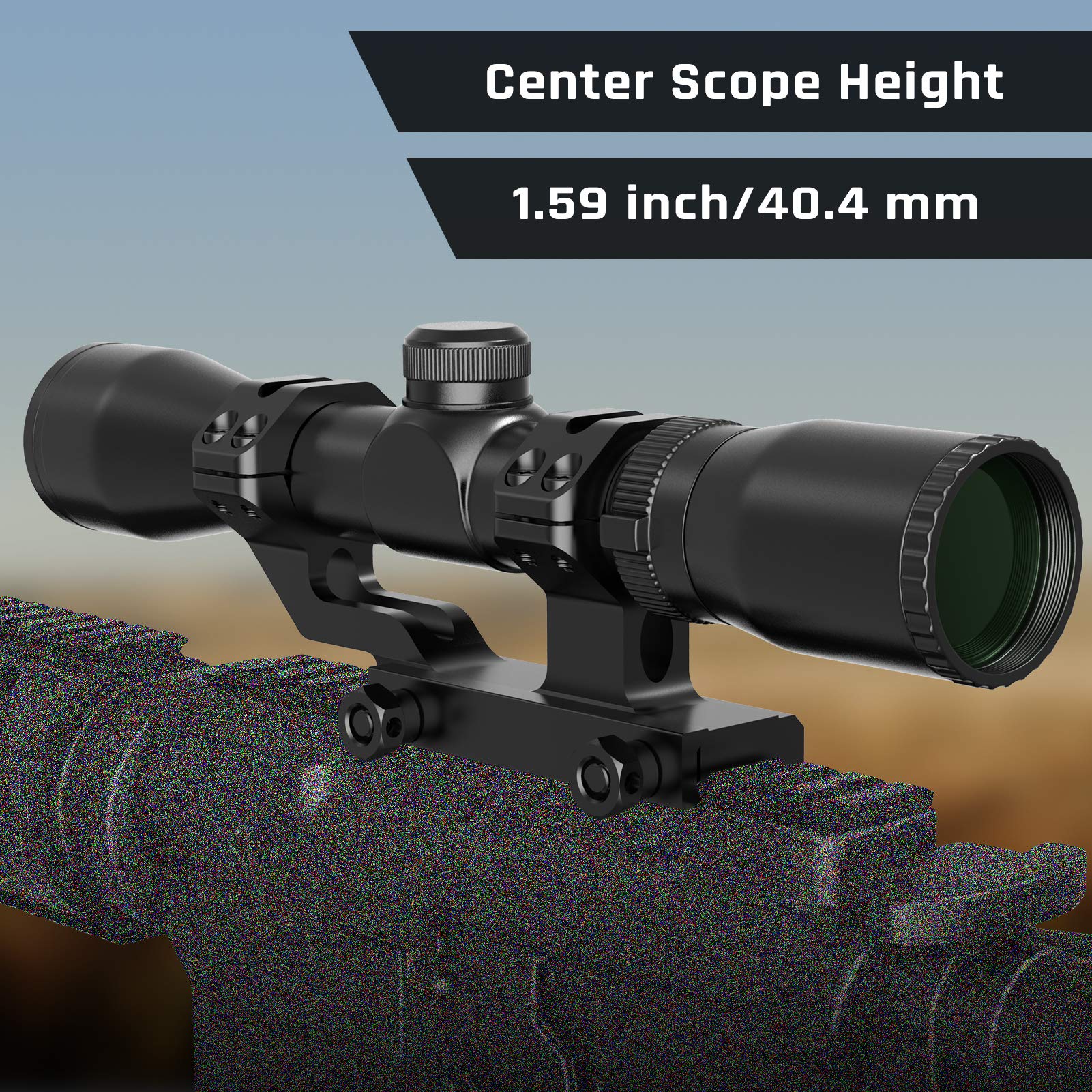 Buy Feyachi SRM12 Scope Mount Offset Cantilever Dual Ring 1 Inch