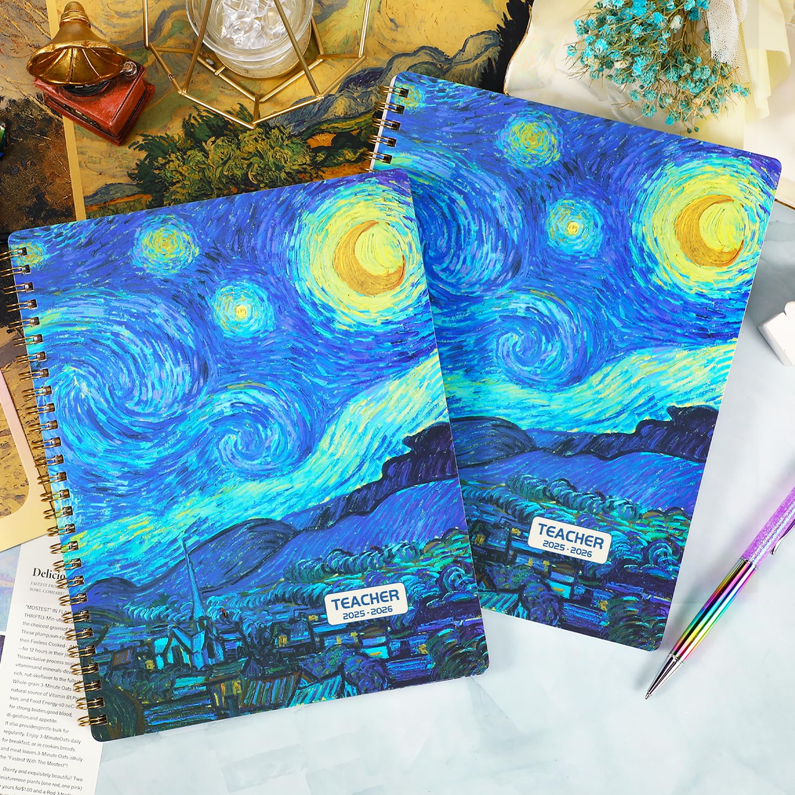 Teacher Planner 2025-2026 - Academic Planner 2025-2026 from July 2025 - June 2026, 8.5" x 11", Weekly & Monthly Lesson Plan Book, Helps Better Teaching - Image 2