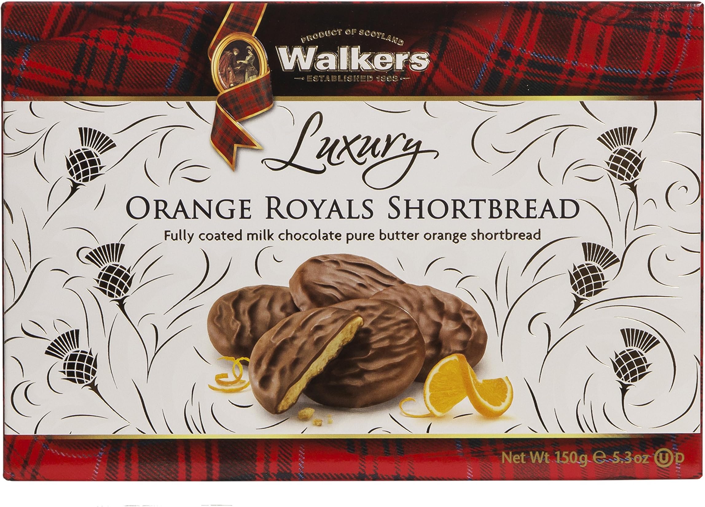 WALKERS Orange Shortbread Royals, 150 GR Everything Else