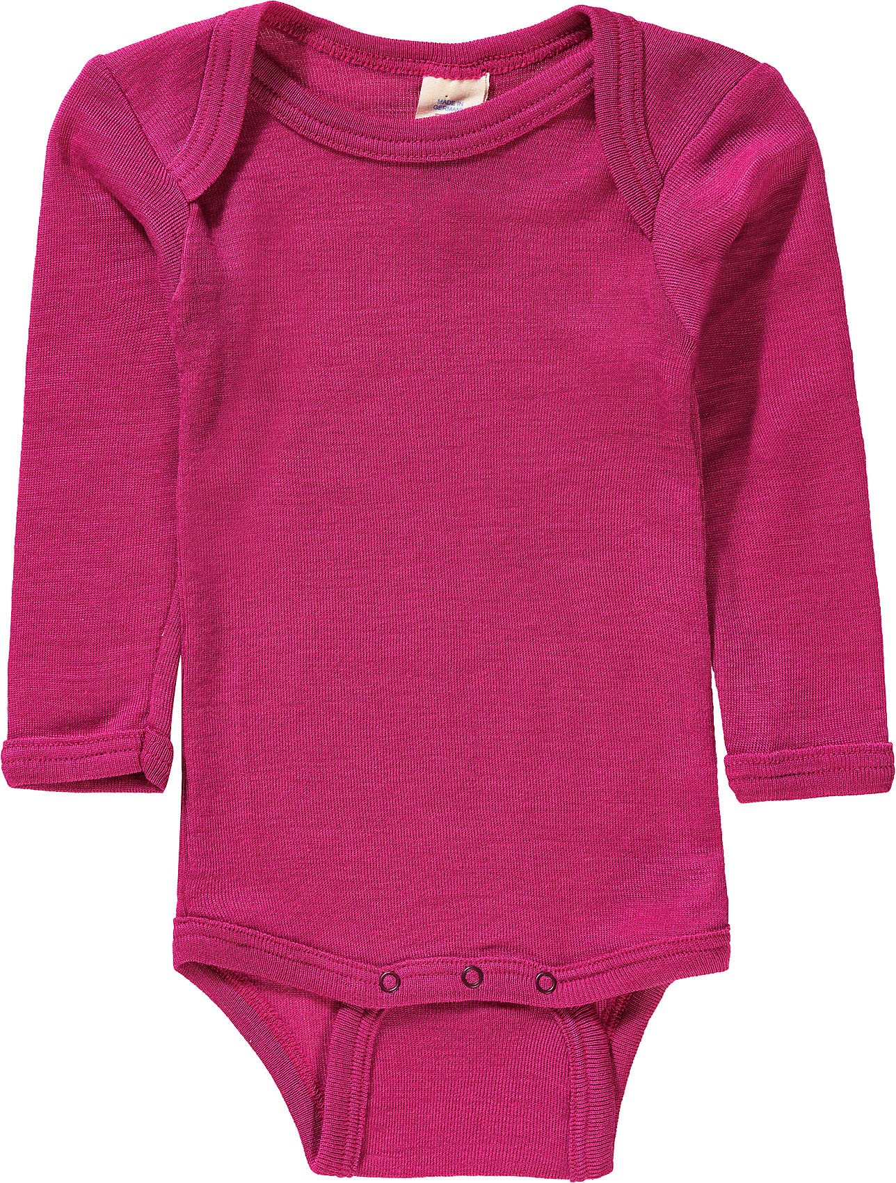 Engel Baby Body Langarm, Wolle Seide, Natur, 4 Farben, Gr. 50/56-110/116