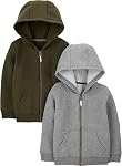 Simple Joys by Carter's Baby Boys' 2-Pack Fleece Full Zip Hoodies
