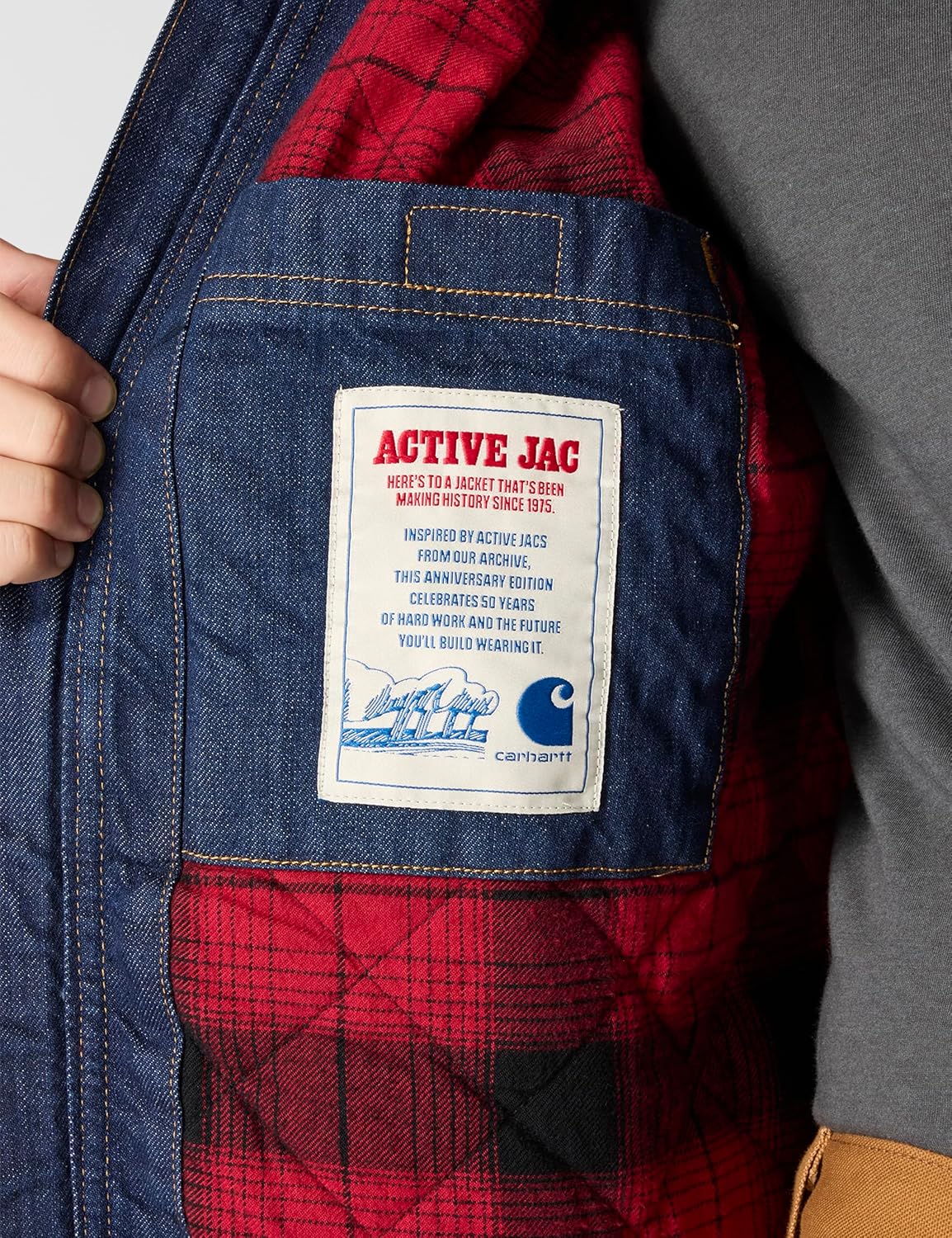 Carhartt Men's Loose Fit Denim Active Jac