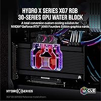 Vista 3 de Corsair Hydro X Series XG7 RGB 3090 Ti Founders Edition GPU Water Block - for NVIDIA GeForce RTX 3090 Ti FE
