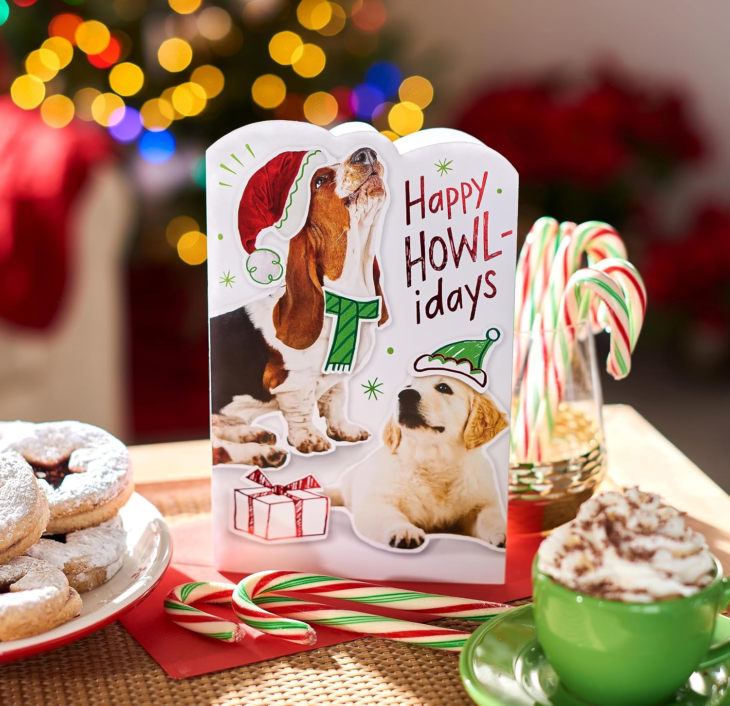 American Greetings Dog Christmas Card (Happy Howl-idays!)