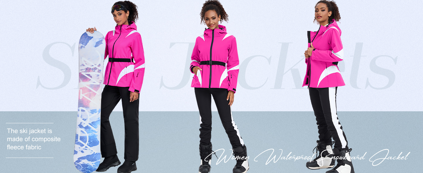 【新品タグ付✨】YEEFINE レディース　メンズ　スノーボード ジャケット 紫 Amazon.com : YEEFINE Women's Ski Jacket Waterproof Snow Snowboard