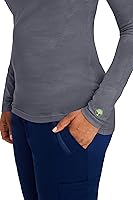 Vista 4 de Healing Hands - Camiseta interior de manga larga para uniforme médico, camiseta tejida para mujer, 5047 Melissa