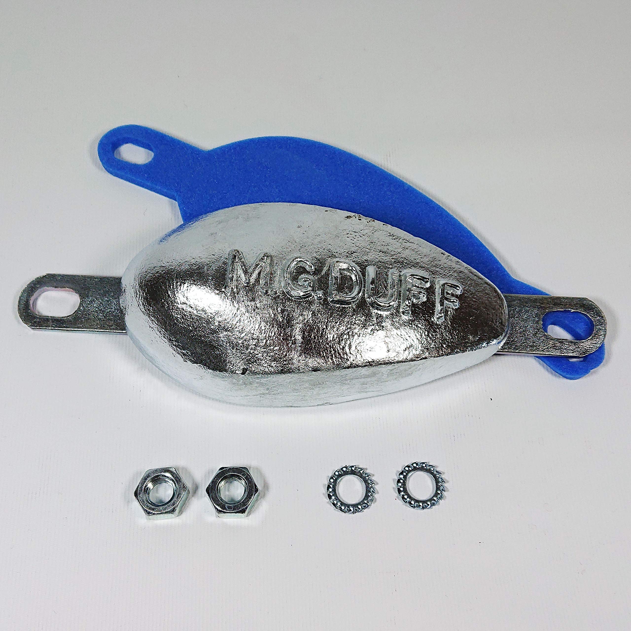 MG DUFF ZD77 TYPE Zinc Bolt On Pear Anode Kit