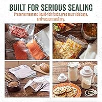 Vista 6 de LEM Productos MaxVac Pro - Sellador al vacío de cámara con 80 bolsas, panel de control digital, bomba sin mantenimiento, manguera externa, ideal