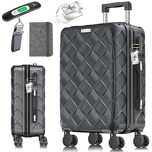 KESSER® Reisekoffer 120L Koffer ABS Hartschalenkoffer mit Zahlenschloss, Kofferwaage &