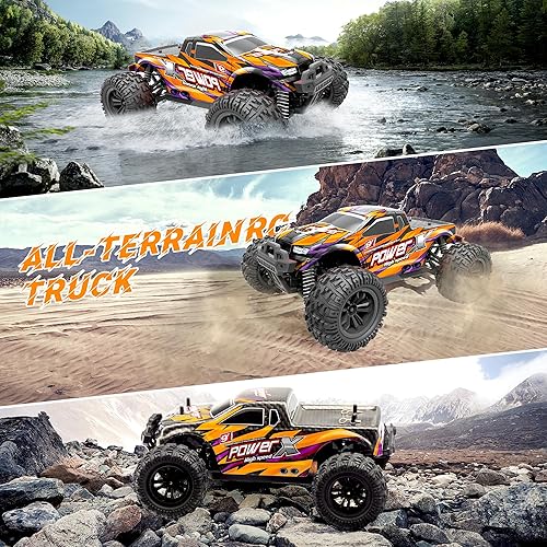 Miniatura 5 de Auto de control remoto rápido todoterreno a escala 118, auto a control remoto todo terreno de 2.4 GHz, control por radio, 4WD Monster Truck 40 KMH