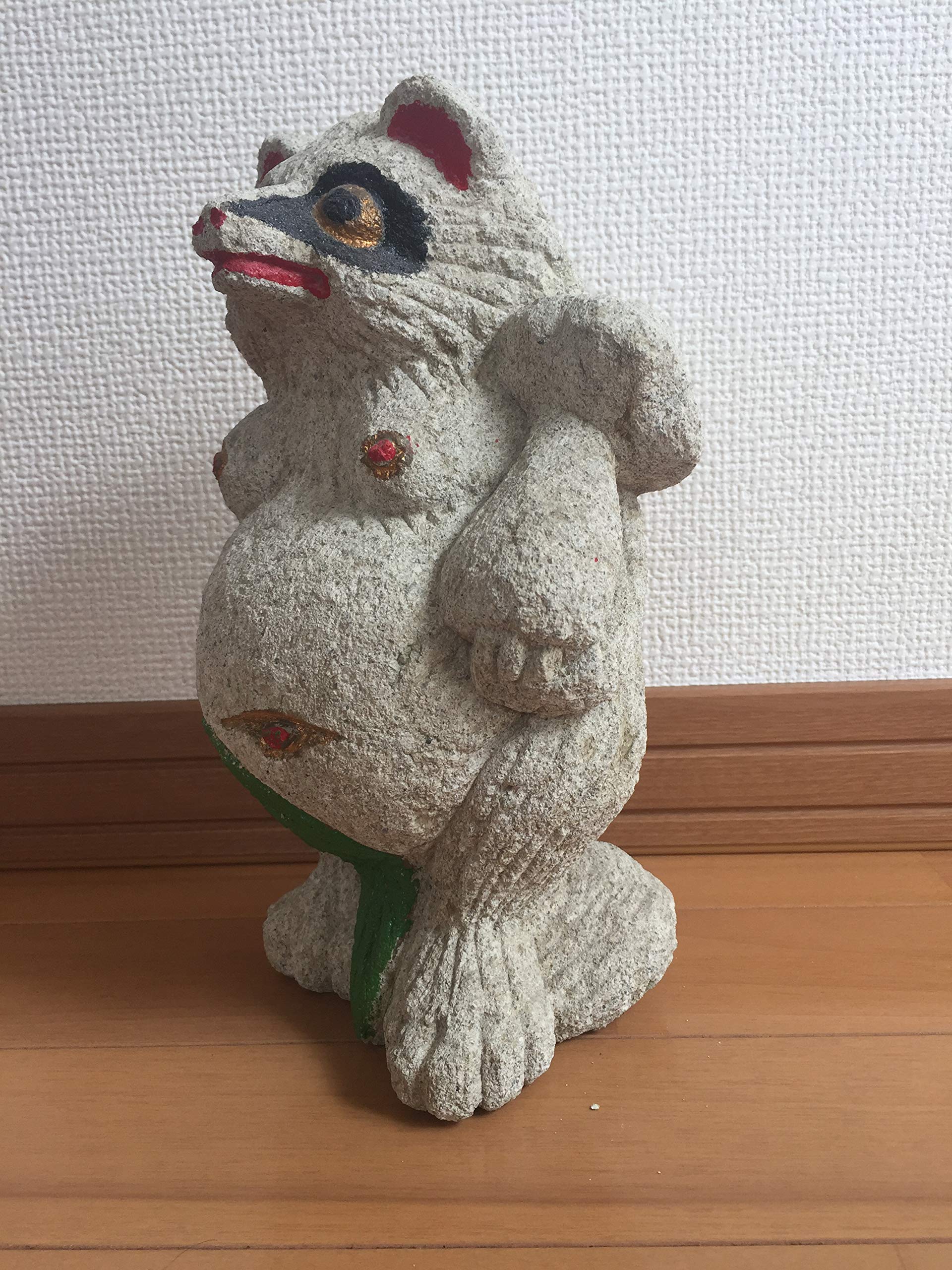 Amazon.co.jp: 大谷石たぬきさん（25cm） : ホーム＆キッチン