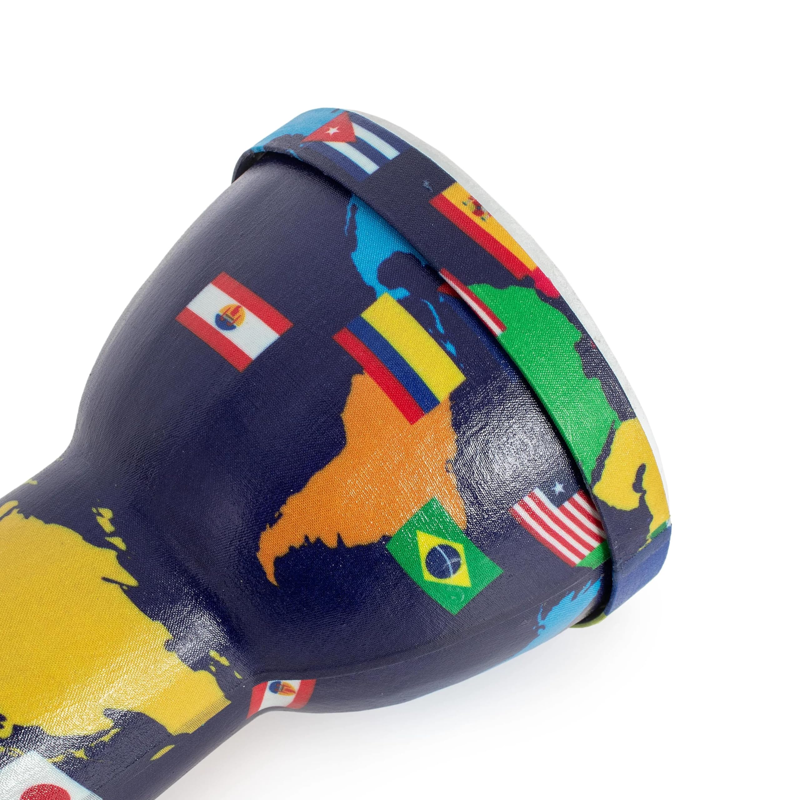 Percussion Plus World Slap Djembe preafinado, 6 pulgadas (cabeza)