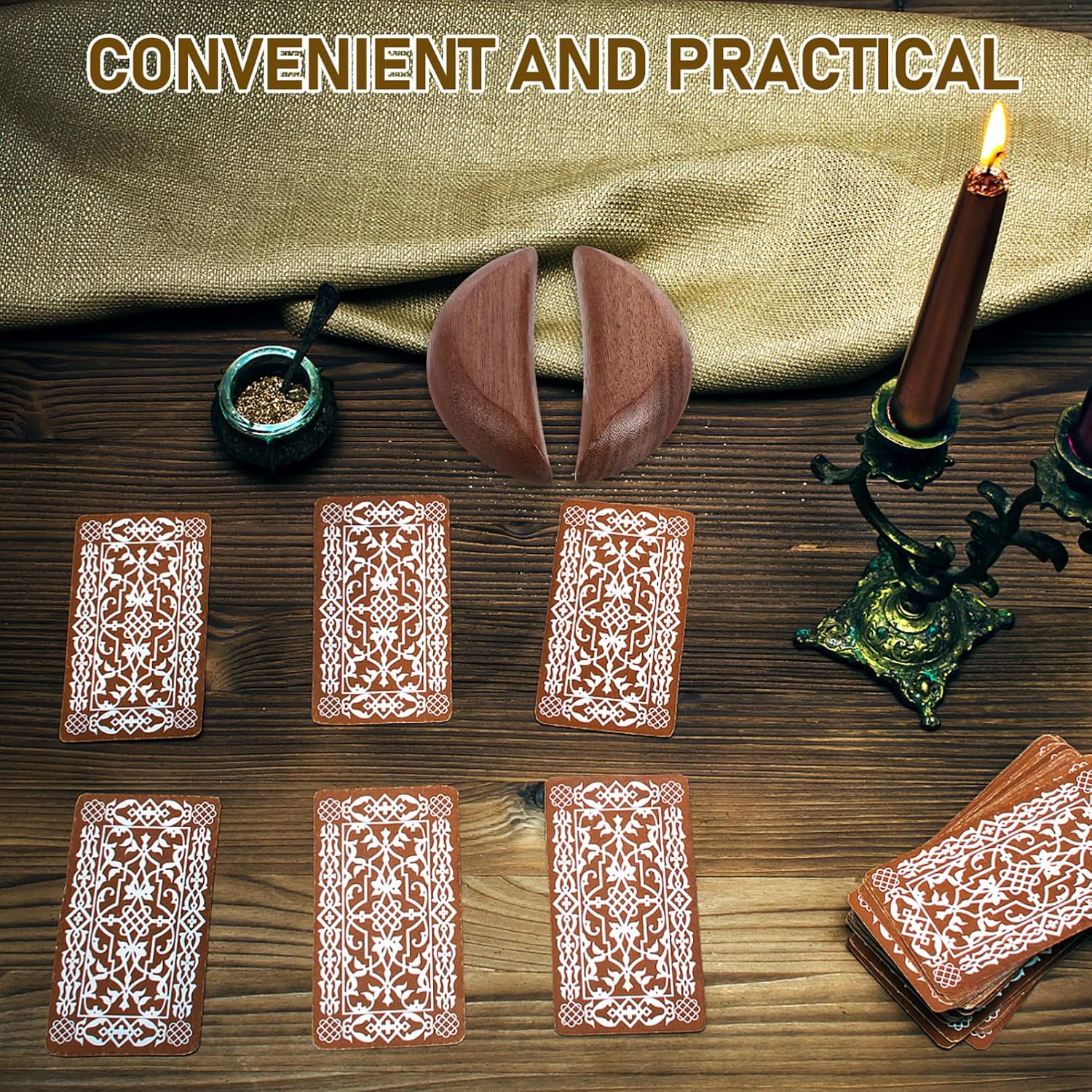 Unique Divination Grail Cups of Wooden Chinese Fortune Telling Tool Dowsing Cup Taoist Items Home Decor Table Ornament