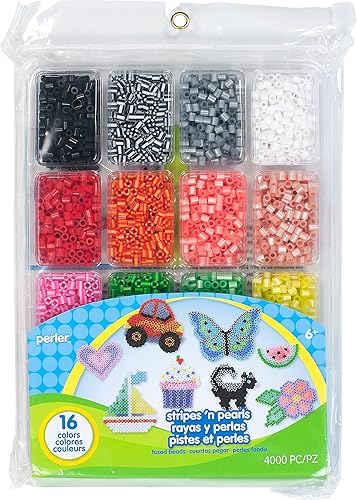 Miniatura 4 de Perler charola para canutillos colores divertidos 4000 unidades
