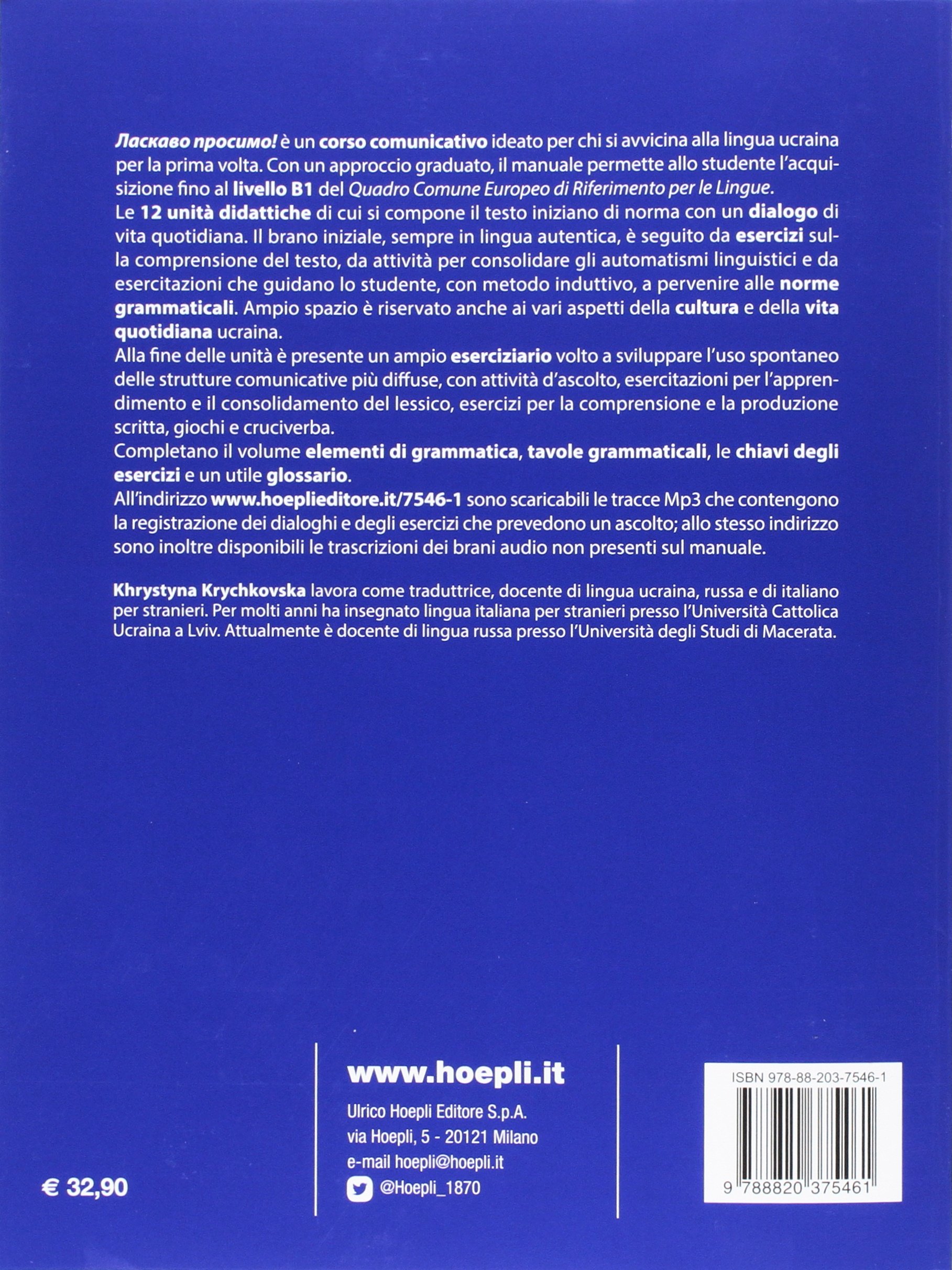 Corso di lingua ucraina. Livello A1-B1