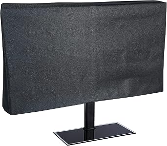 DigitalDeckCovers Television Dust Cover/Screen Protector - 40 to 42 inch LCD TV Cover [Antistatic, Water-Resistant, Black, Premium Fabric]