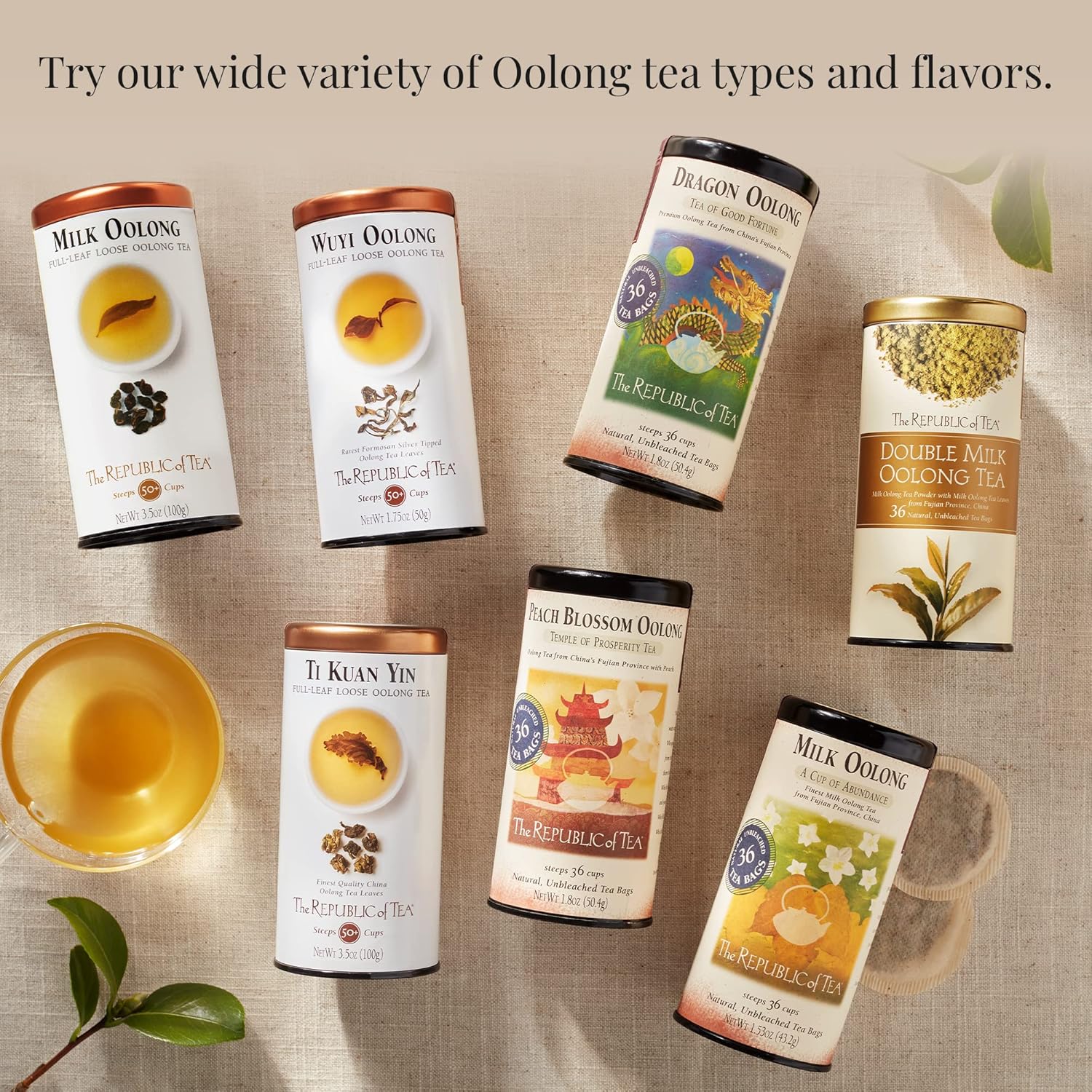 The Republic of Tea Peach Blossom Oolong Tea