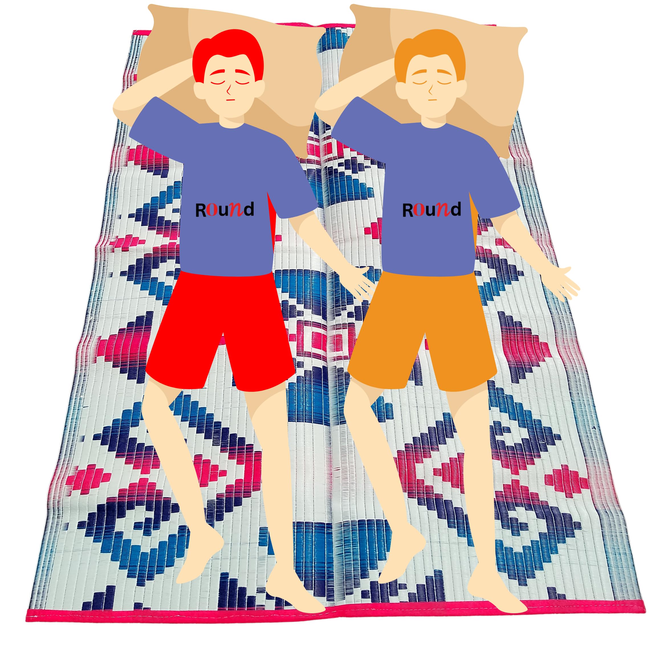 Colorful Plastic Mats - Comfortable Floor Sitting Mats -4 Colorful Plastic Mats - Comfortable Floor Sitting Mats -4