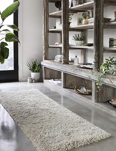 Miniatura 3 de Loloi II Mila Shag Collection MIL-01 - Alfombra de área gris de 5 pies x 7 pies 6 pulgadas