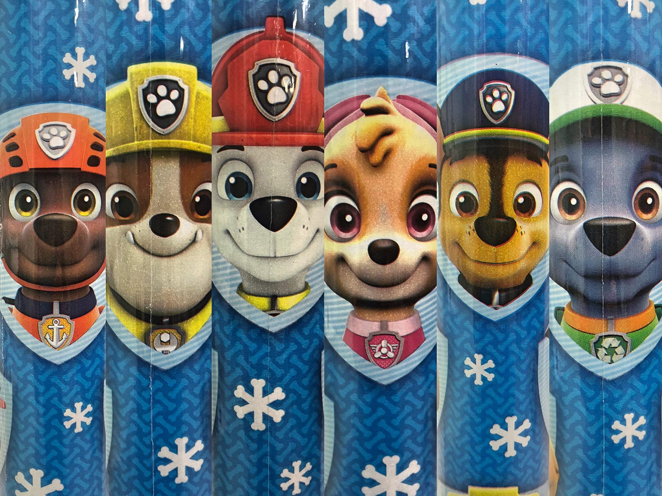Paw Patrol Holiday Wrapping Paper 70 Square Feet Roll