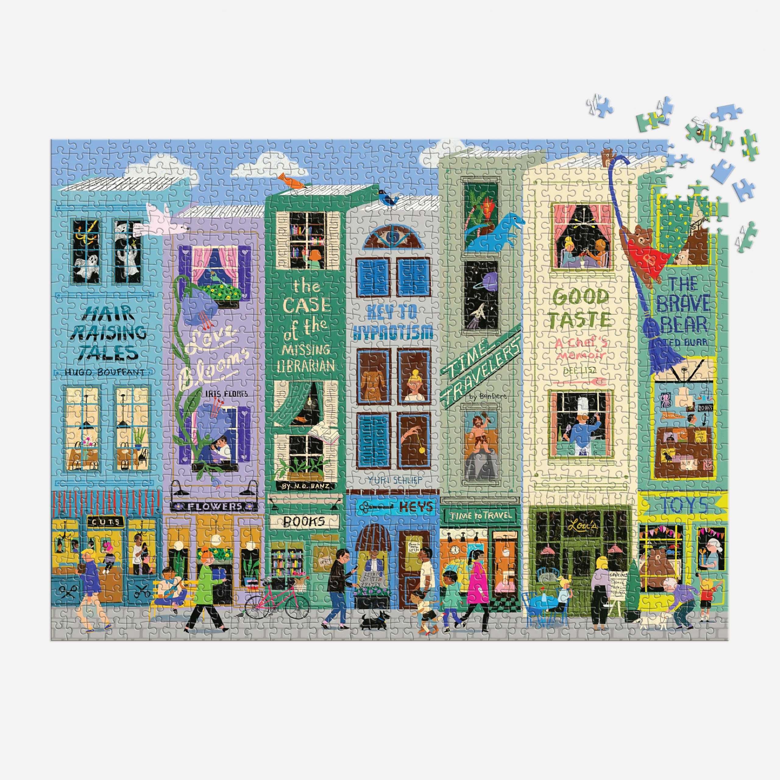 Amazon | Main Street Books 1000 Piece Puzzle | ジグソーパズル