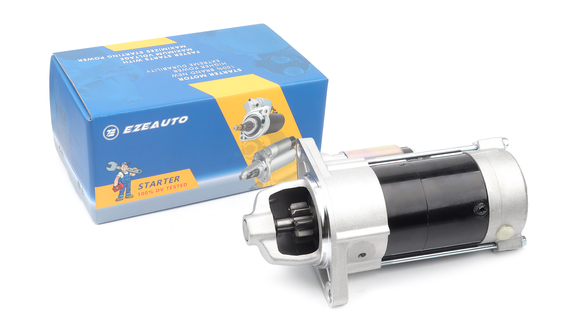 Image of Ezexpreze 18417 New Starter for Kubota D722 D782 18 20 21 Series Diesel Engines 1996-2013 OE#:1G023-63010 1G023-63011 67980-31151 1G02363010 1G02363011 6798031151 2280005910 2280005911 SND0338