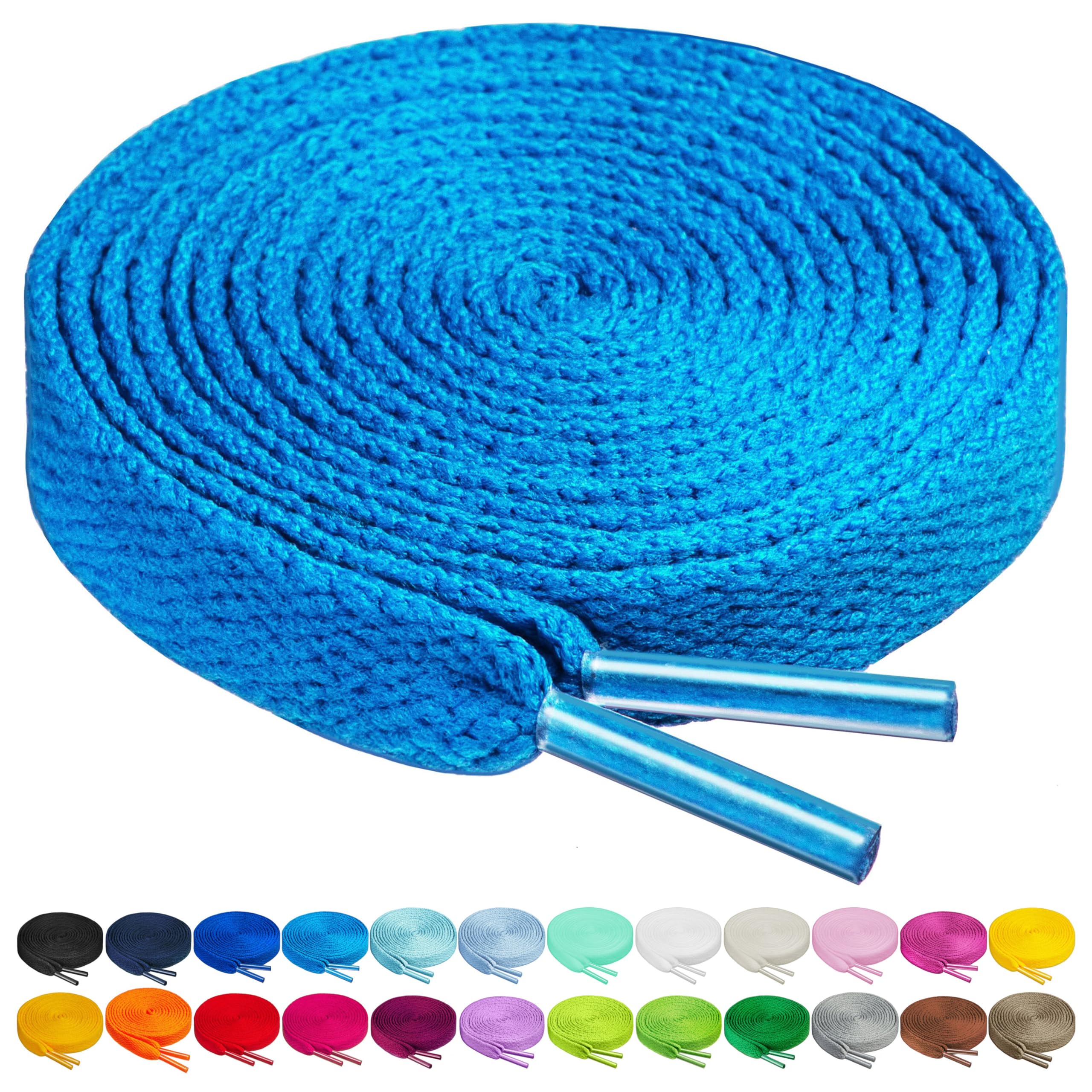 Birch Shoelaces in 27 Colors Flat 5/16" Shoe Laces in 4 Different Lengths