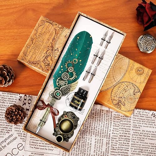 Miniatura 9 de Aifeiter Juego de tinta de pluma, juego de bolígrafos de caligrafía, bolígrafo de caligrafía para escribir, regalo de Navidad para amantes de la
