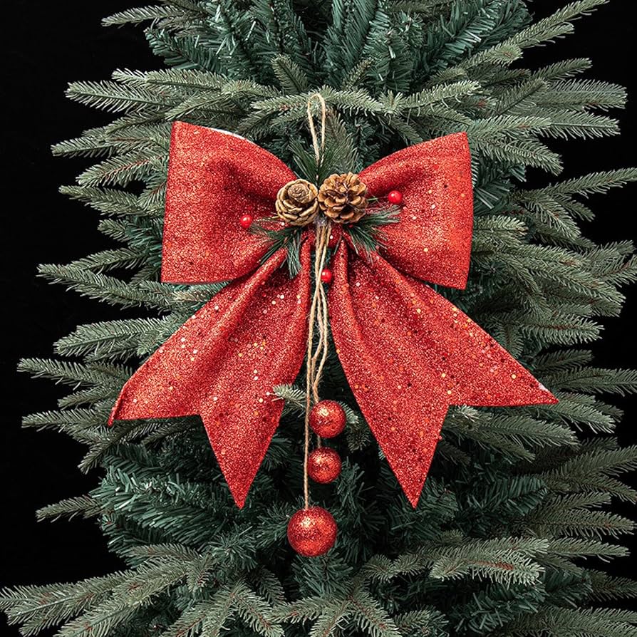 リボンオーナメント　クリスマスオーナメント 81U3rHK4oEL._UF350,350_QL50_.jpg