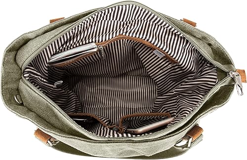 Miniatura 4 de Travelon Bolsa de mano antirrobo Heritage, Salvia, Travelon Bolso de mano Heritage antirrobo