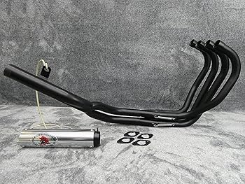 s*u様 ZRX400後期 豪 ガニマタマフラー ブラック アウター/ ZRXⅡ 楽天市場】ZRX400 豪 ガニマタ マフラー メッキ ＋