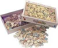 Vista 12 de Rompecabezas para adultos 1000 piezas Arkansas mapa de madera rompecabezas juegos de rompecabezas Estados Unidos del estado rompecabezas mapa decorar