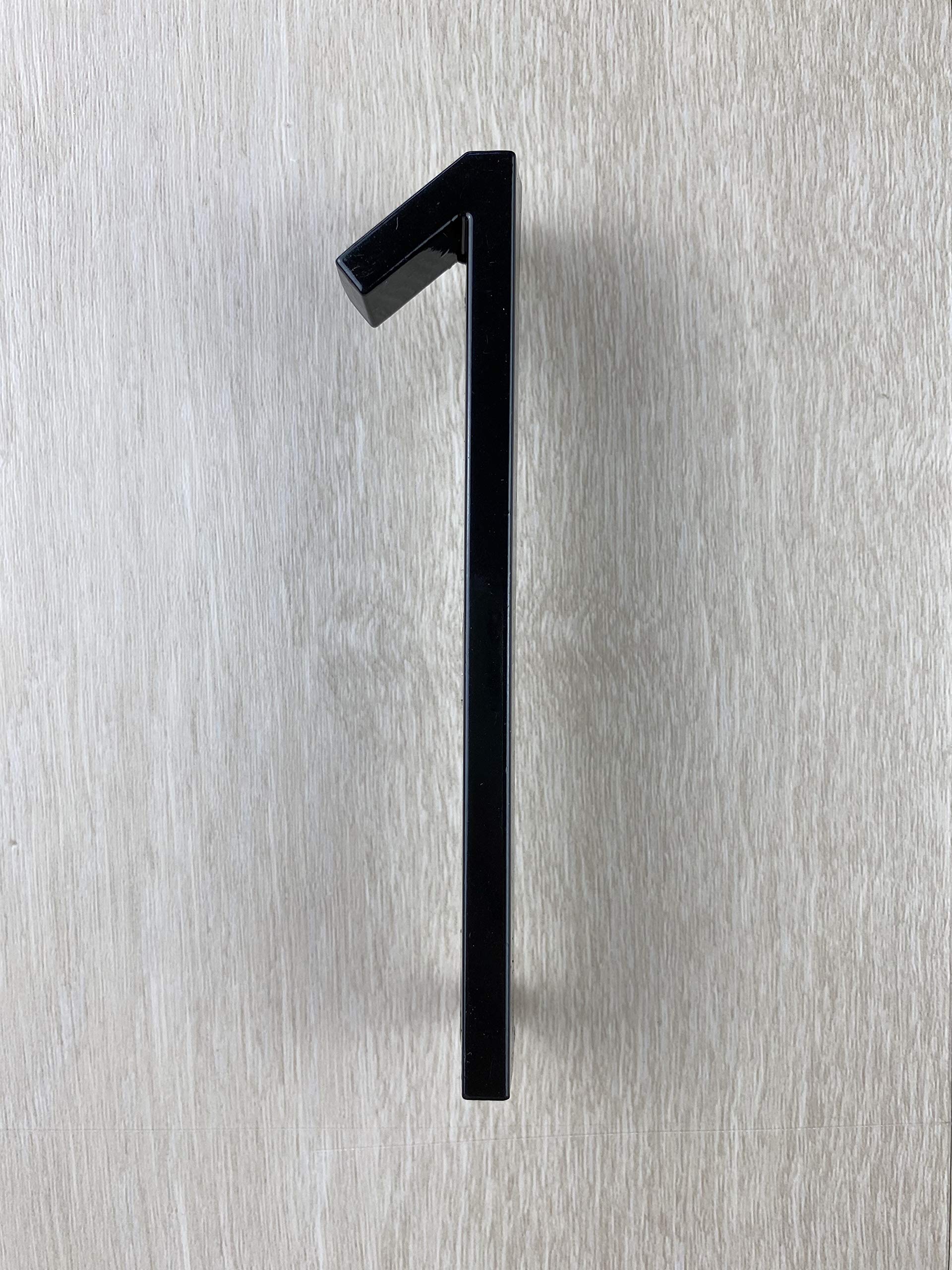 Plaque D'adresse Maison – Chiffre 6 Noir, Métal Martelé, Style Vintage, Quincaillerie National