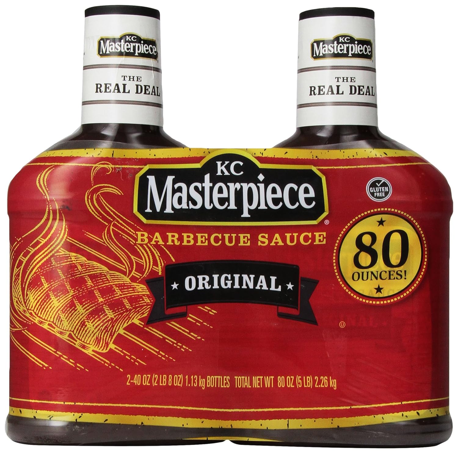 Bottle of KC Masterpiece Original Barbecue Sauce