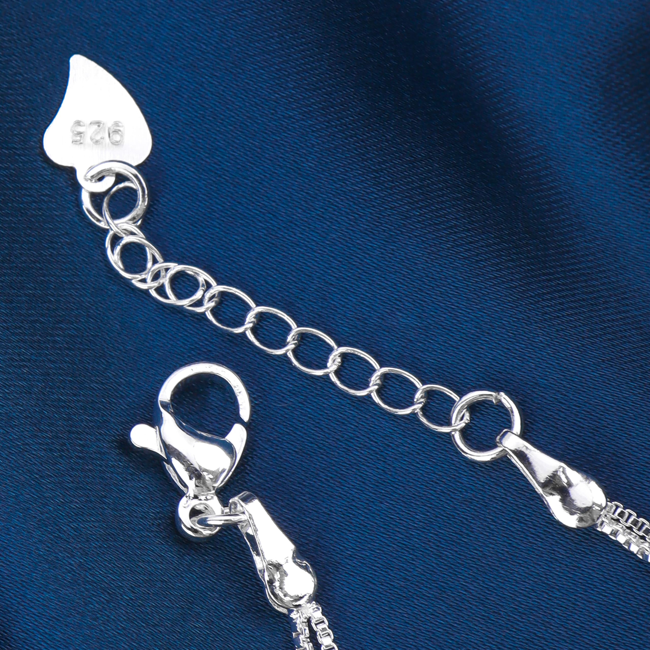 Rebundex Pulsera Plata Regalos Originales para Mujer Pulseras Regalos para Mujer Cumpleaños Navidad Día de San Valentín Madre Mama Amiga Novia