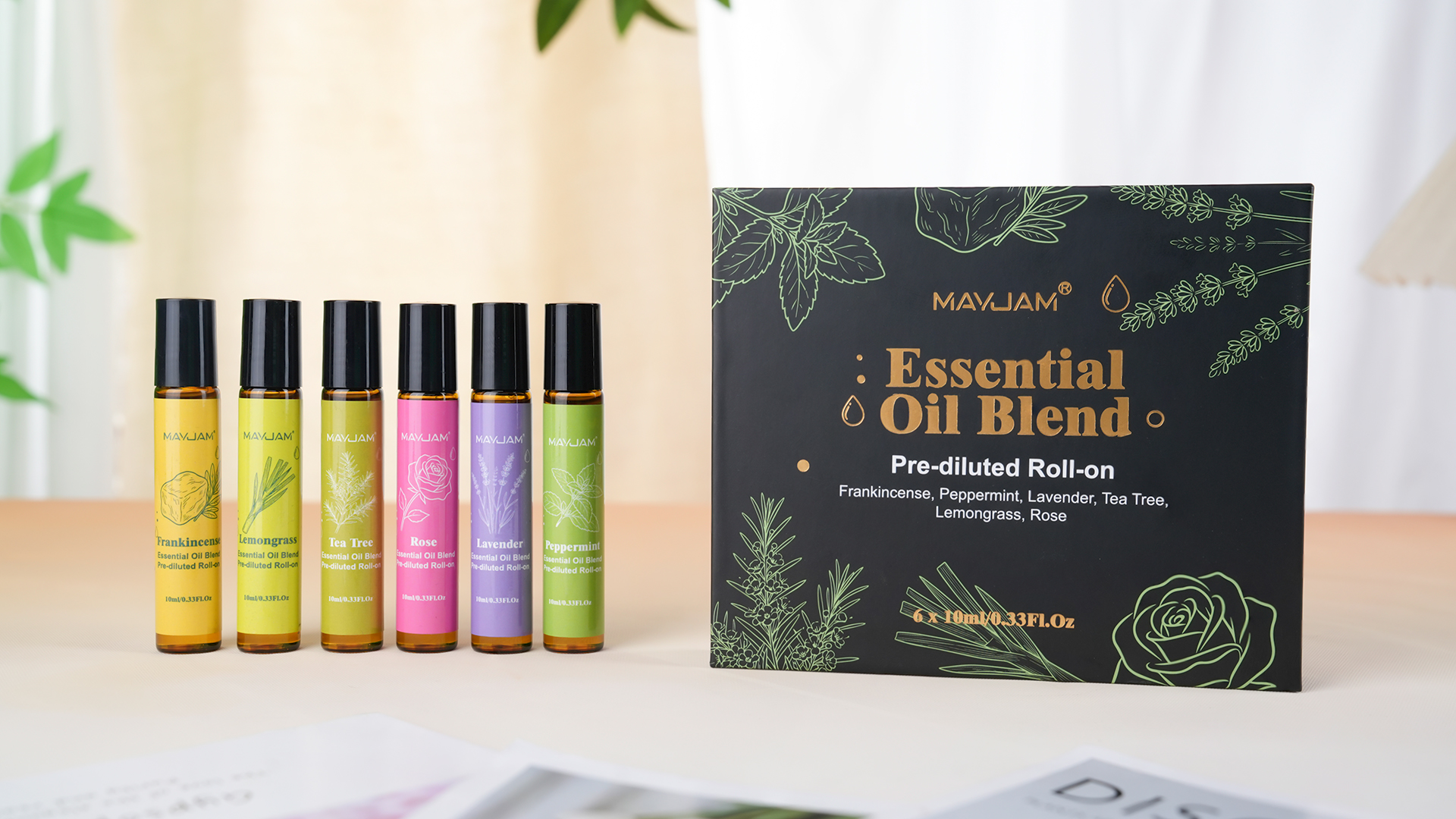 Amazon.com: MAYJAM 35x5ML Essential Oil Set for Diffuser Massage