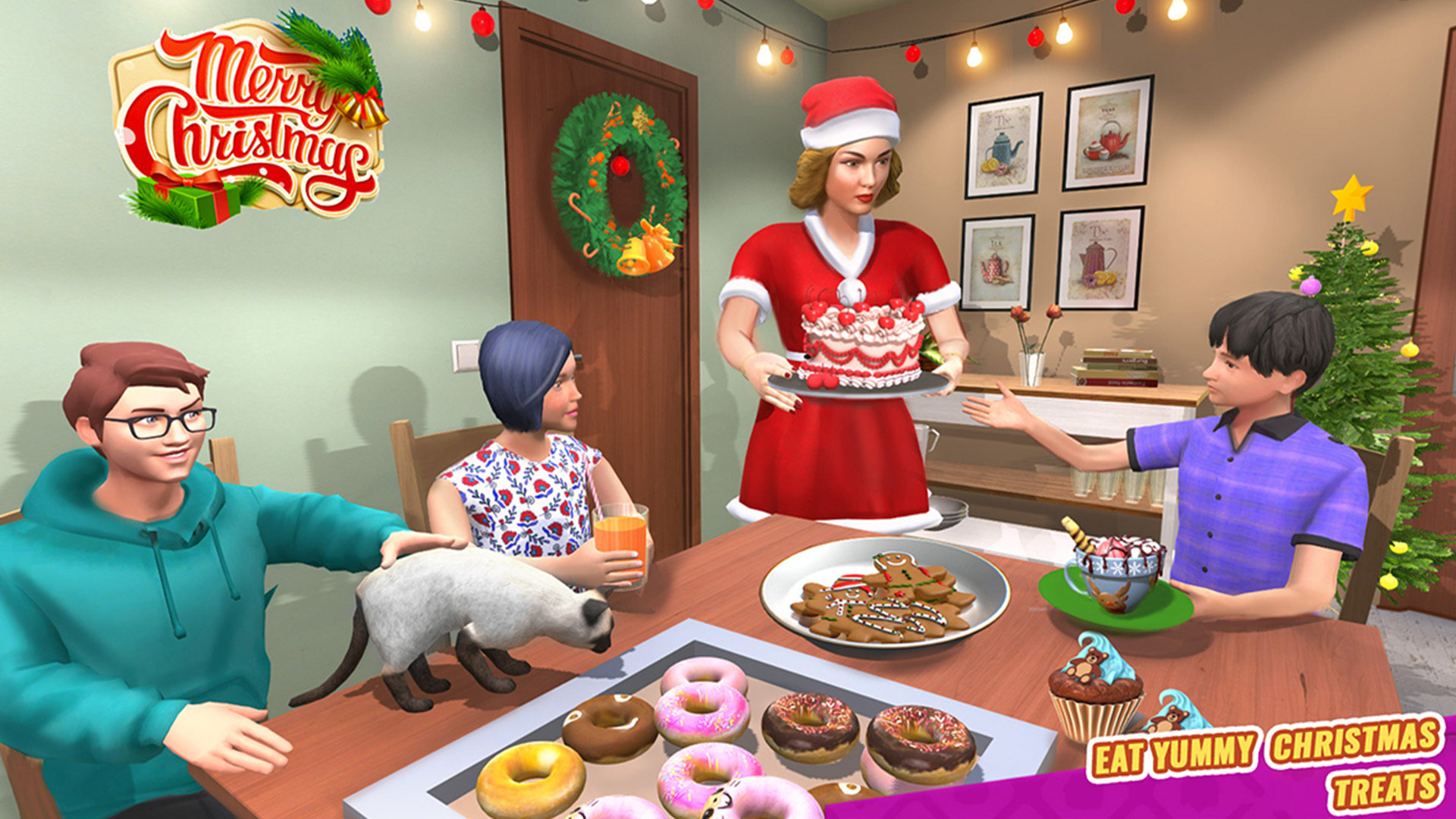 Virtual Santa Mommy Free Christmas Gift Games - Santa Gift Delivery to