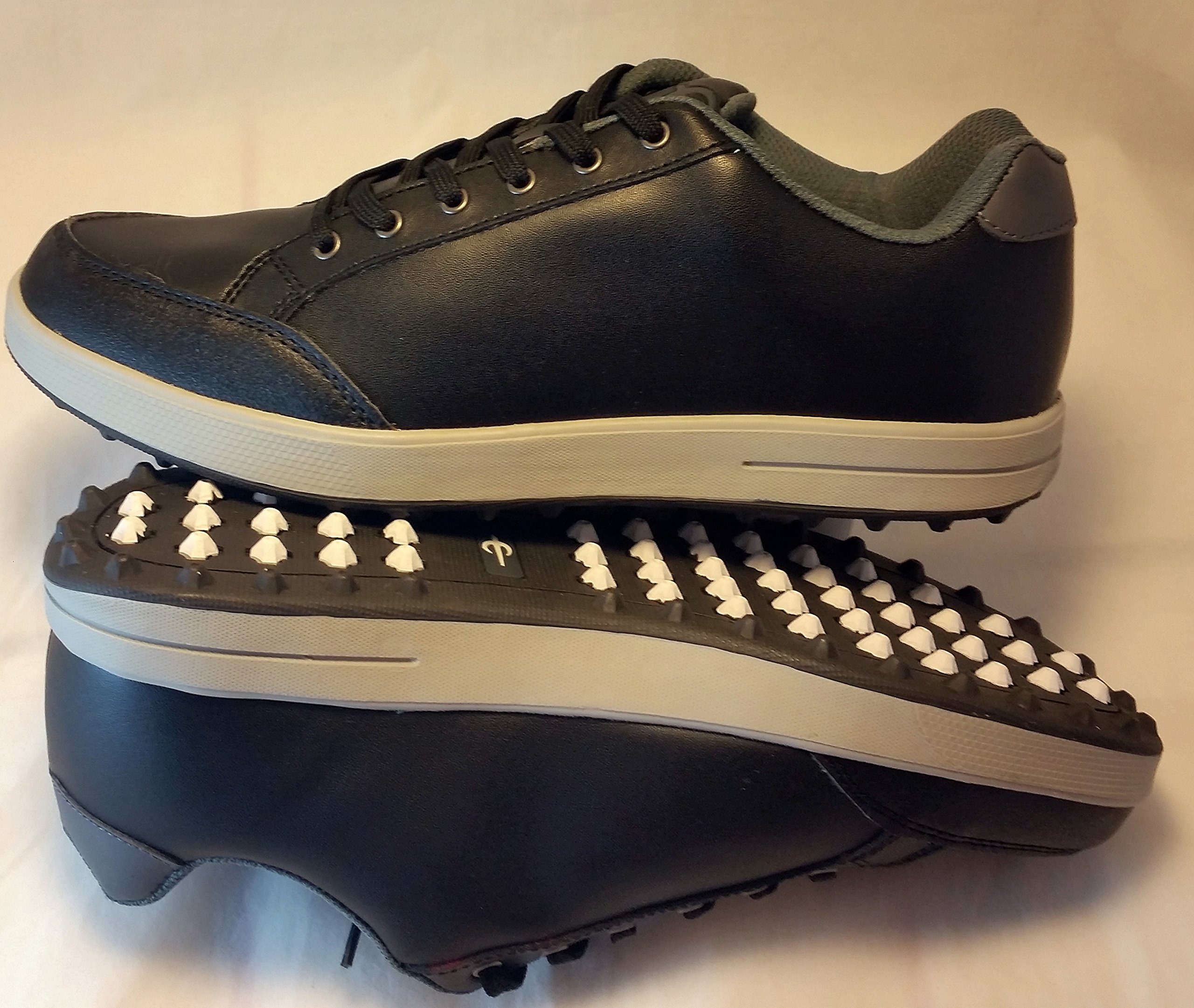 Q-Link Performance Golf Shoes Men039;s Street Black Size 9