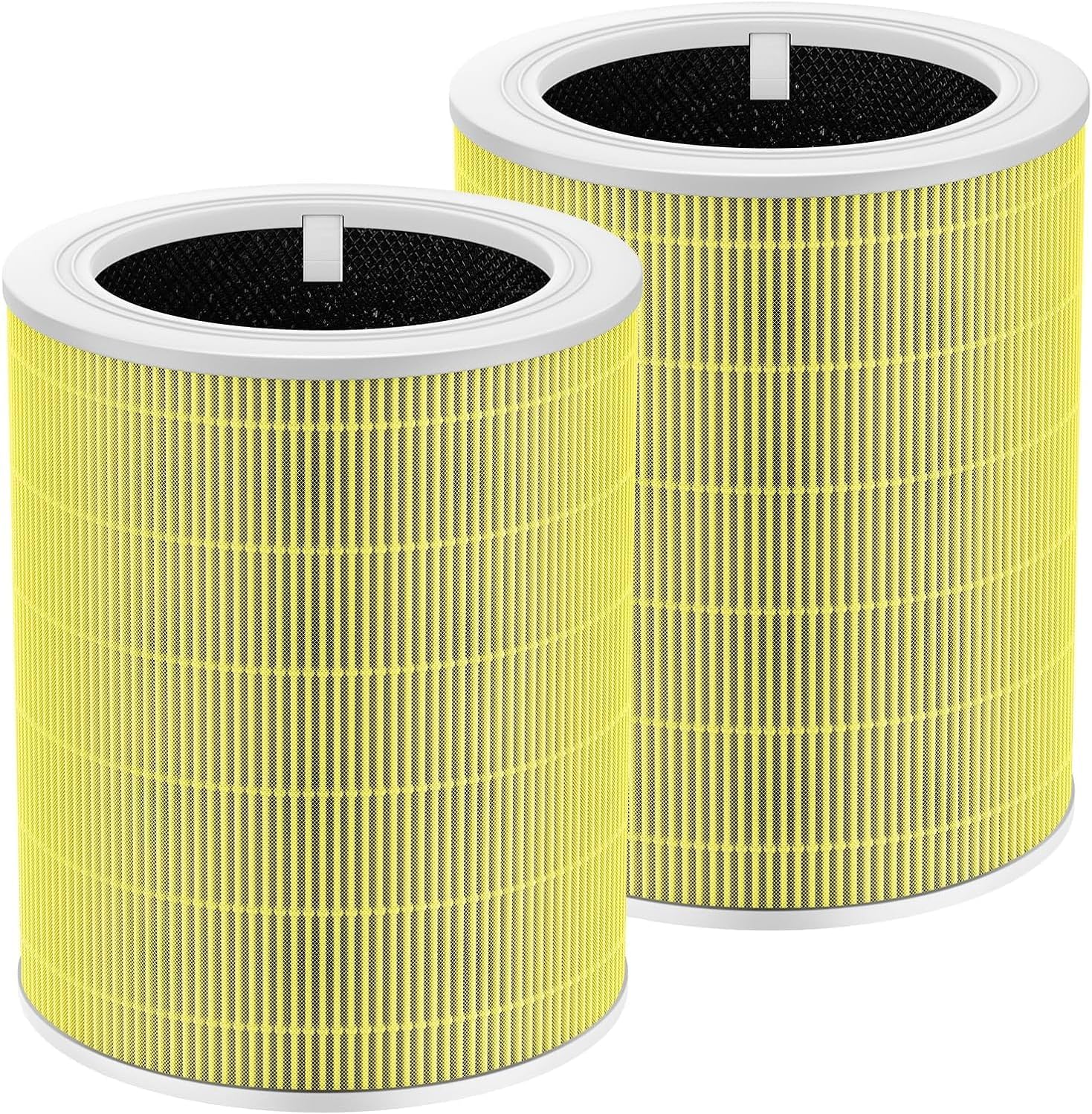 Core 600S Pet Care Replacement Filter for LEVOIT Core 600S & Core 600S-P Air Purifier, for Core 600S-P Pet Care Replacement Filter, Core 600S-RF-PA, 2 Pack, Yellow