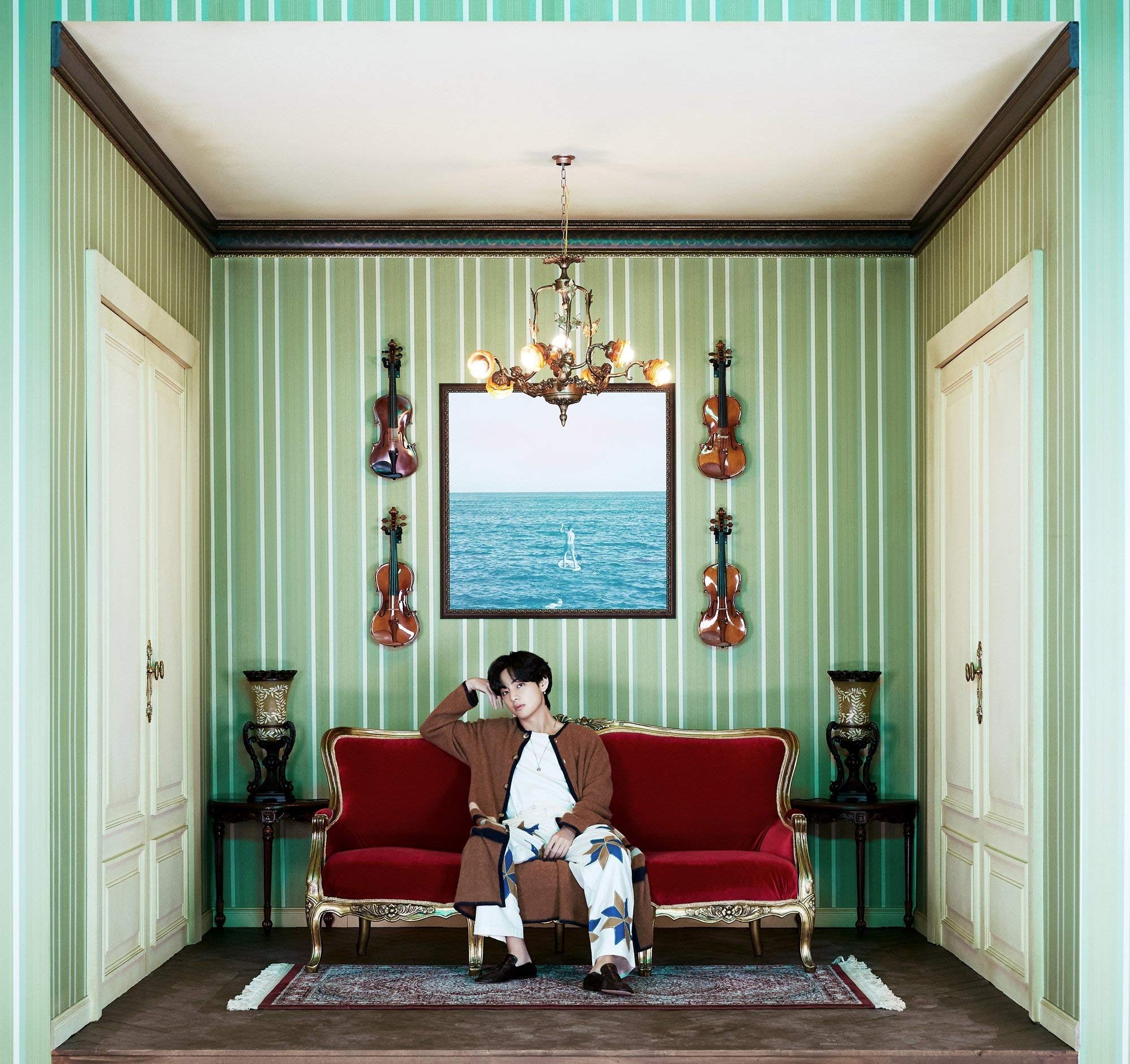CD do álbum BTS BE Deluxe Edition + pôster 1p no pacote + 1p