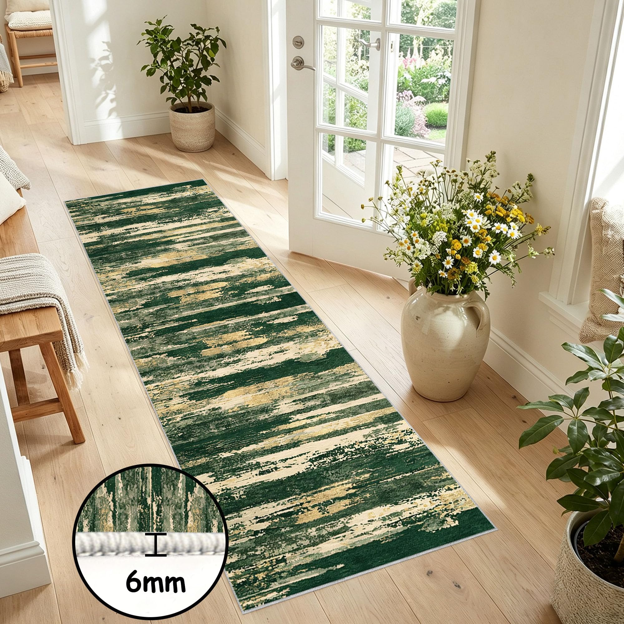 Tapis Couloir Antidérapant Long Rug 120 x 280 cm