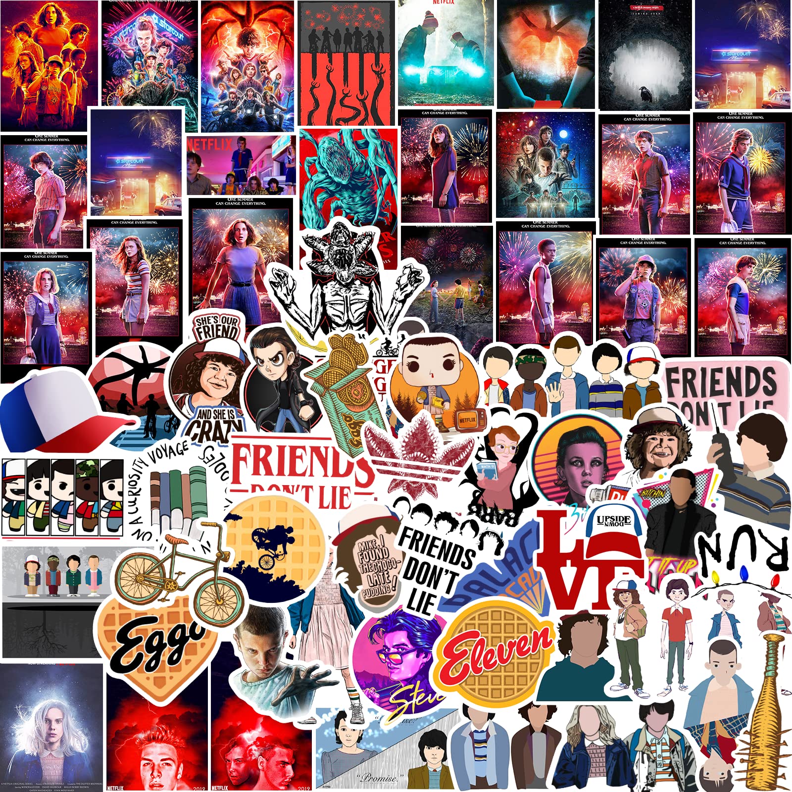 Buy SARODA 75PCS Movie Stickers, Waterproof Vinyl American TV Show Themed Set Sticker, Funny